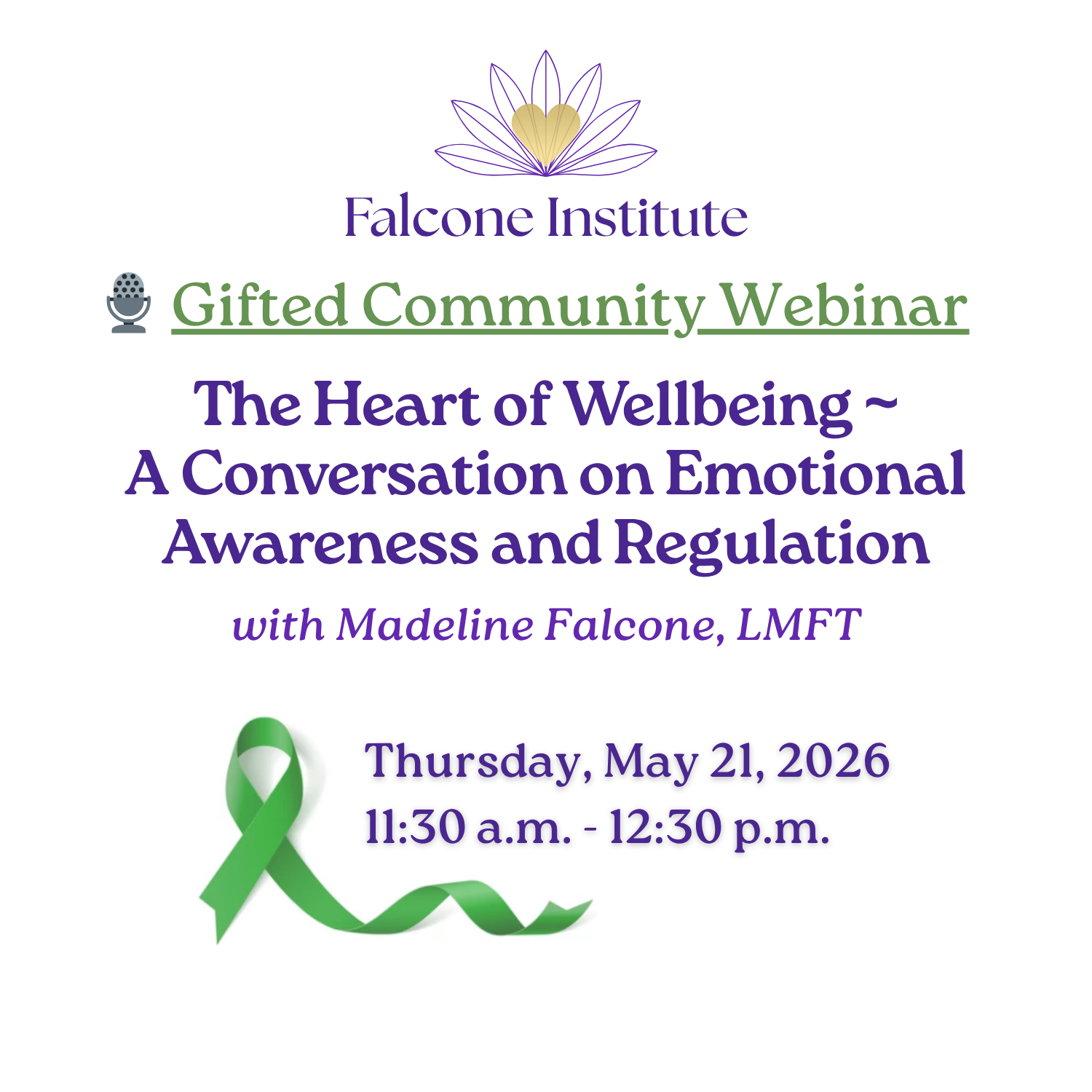 Gifted Community Webinar ~ Emotional Awareness and Regulation