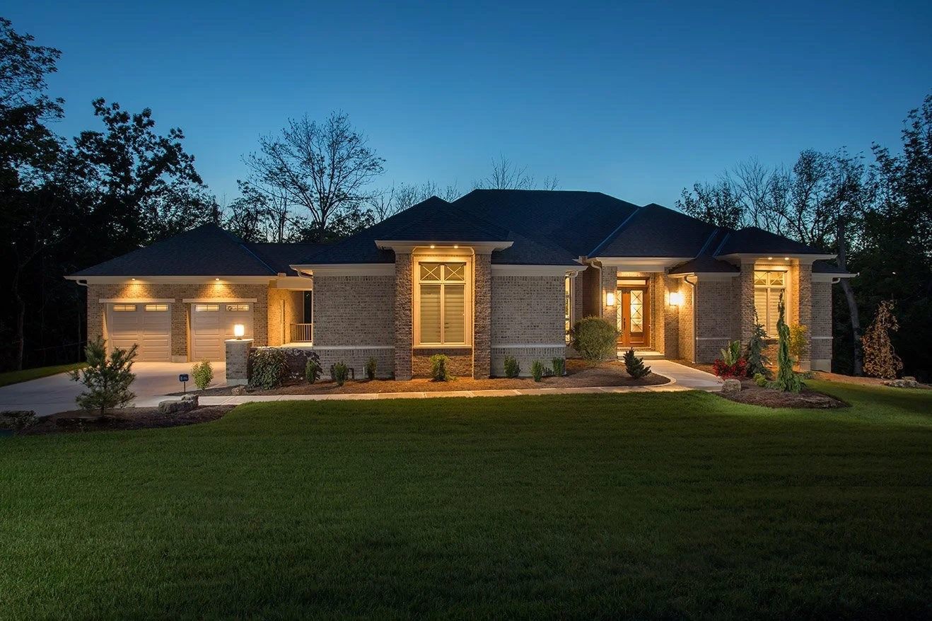 Nestled on a beautifully wooded lot in the Greater Cincinnati area, this transitional ranch has 4400 square feet of finished living area including a walk-out lower level