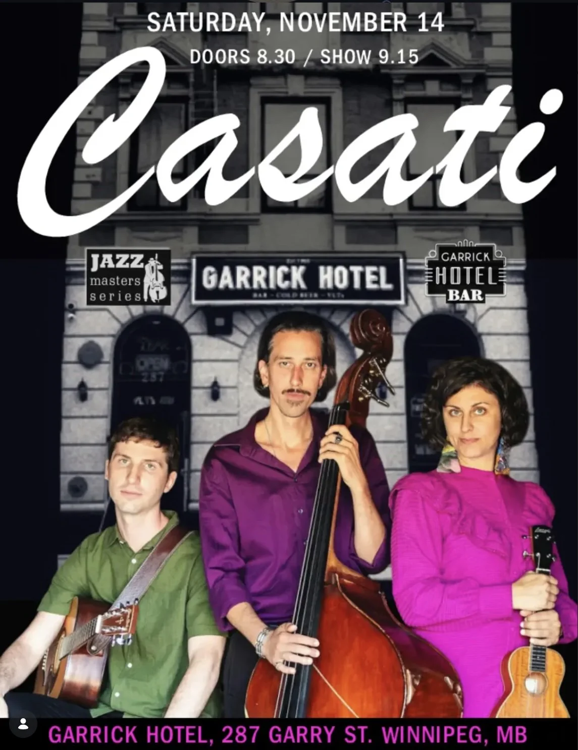 Live at the Garrick Hotel
