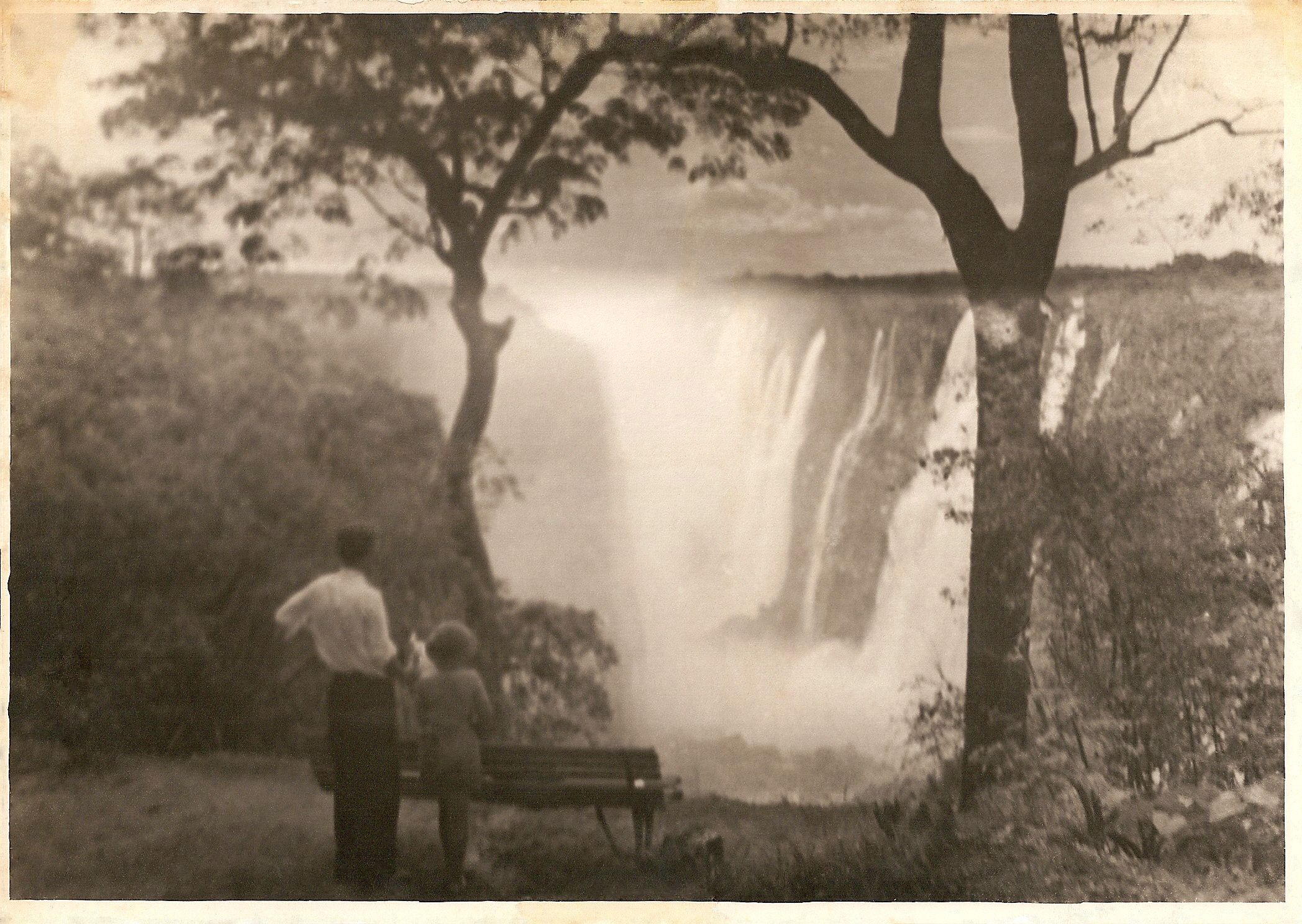  "At Victoria Falls, December 1937" 