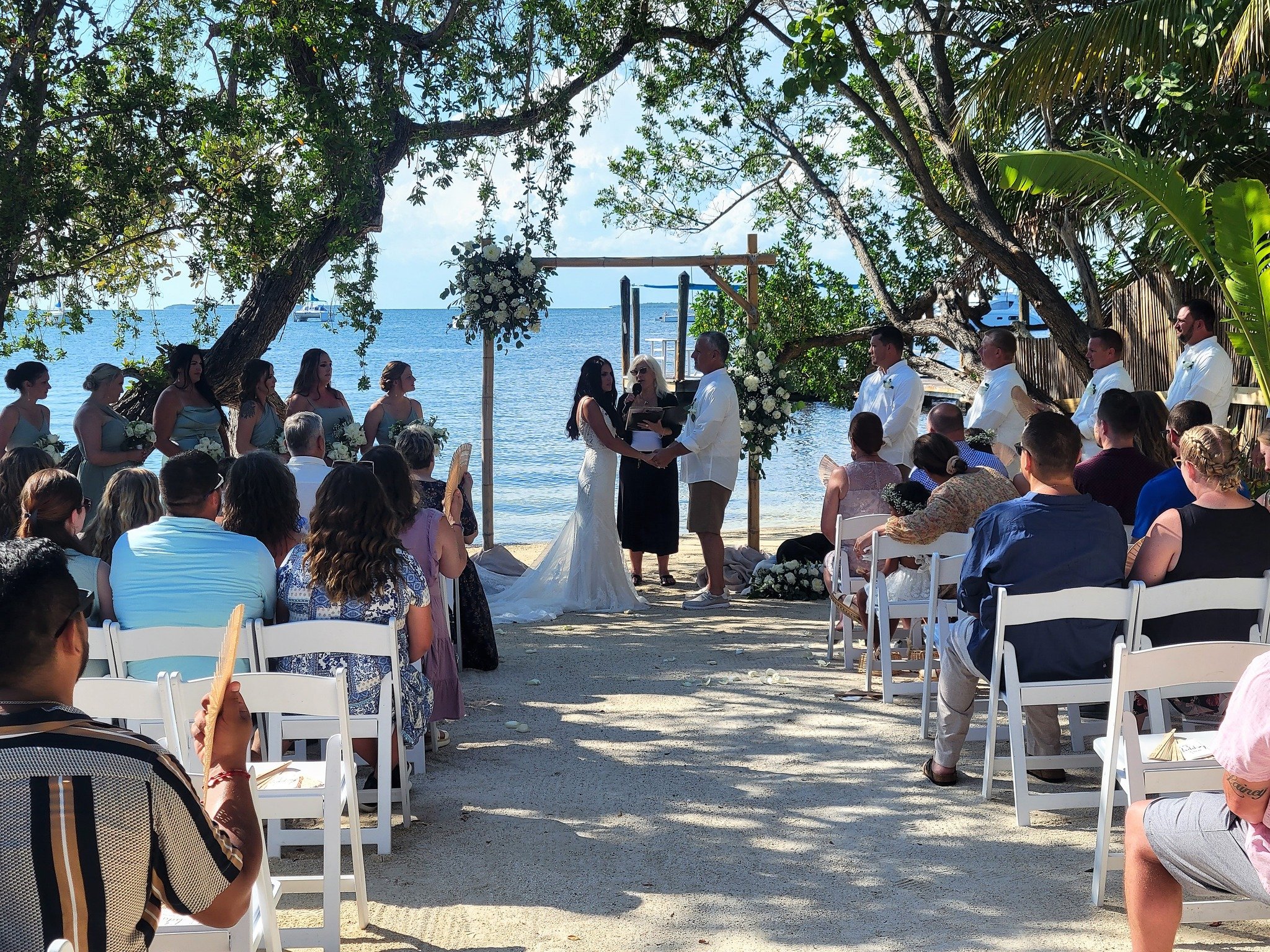 Key Largo wedding at Dream Bay