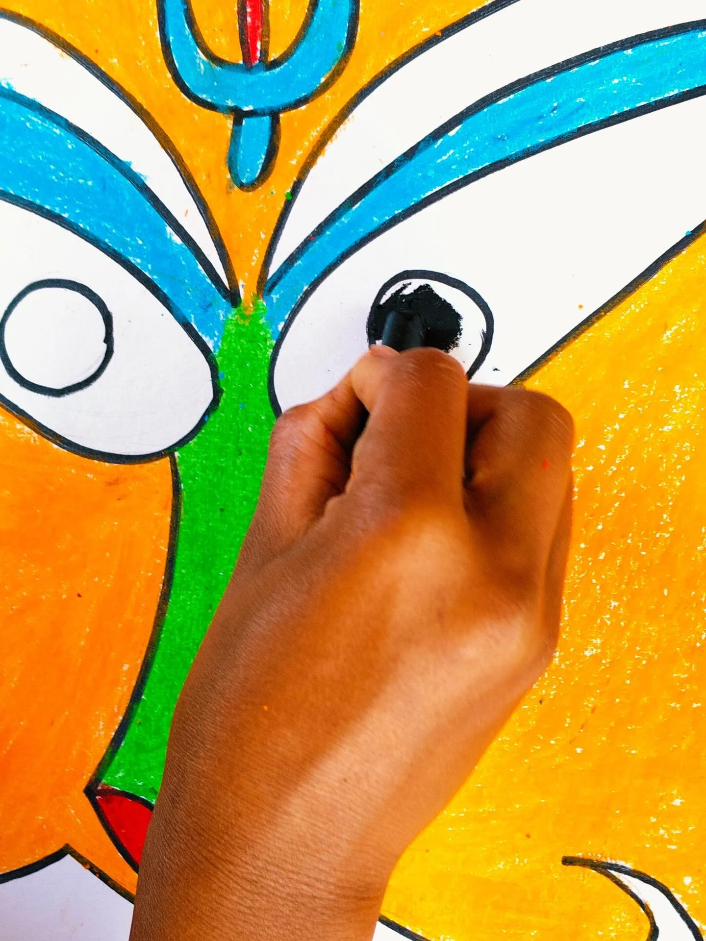 Did you catch it? This is a sneak peek of some of the newest artworks from our young students! Follow for more.