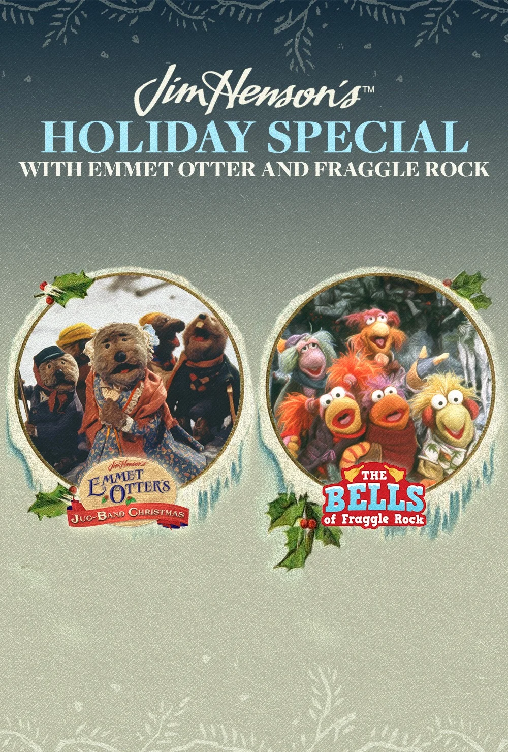 Celebrate the holidays with Jim Henson! Two beloved specials have been remastered and are coming to the big screen, Emmet Otter's Jug-Band Christmas and The Bells of Fraggle Rock. The event includes an all-new featurette with a special guest! Other showtimes: December 10 @ 1, 4PM, December 16 @ 1PM at various theaters