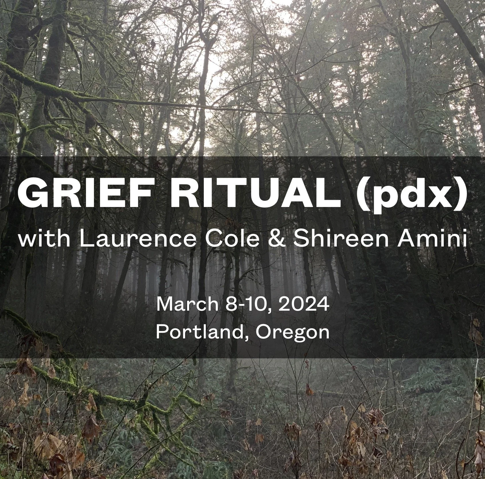 Grief Ritual (pdx) with Laurence Cole & Shireen Amini