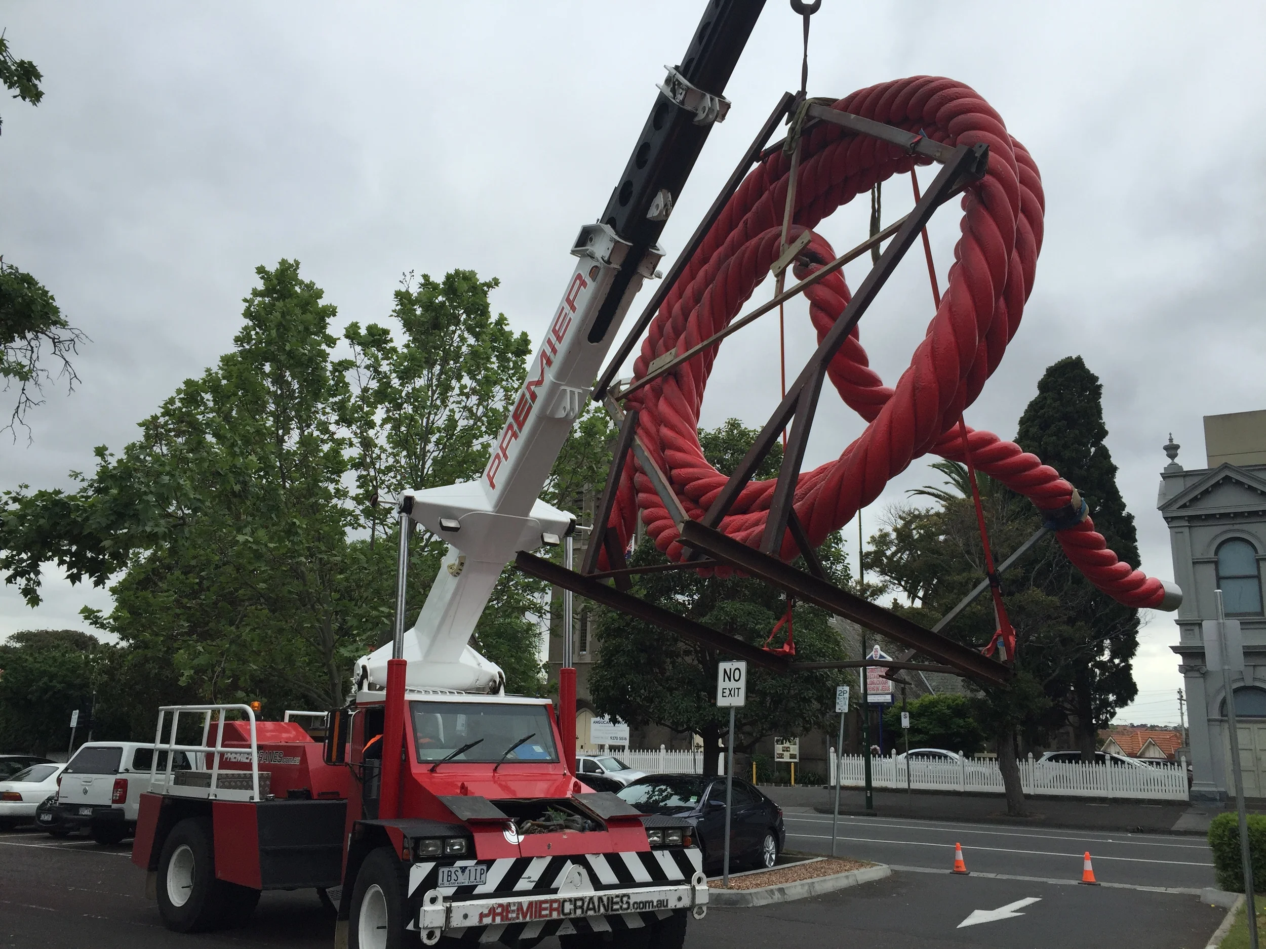 Mt Alexander Road Project Install