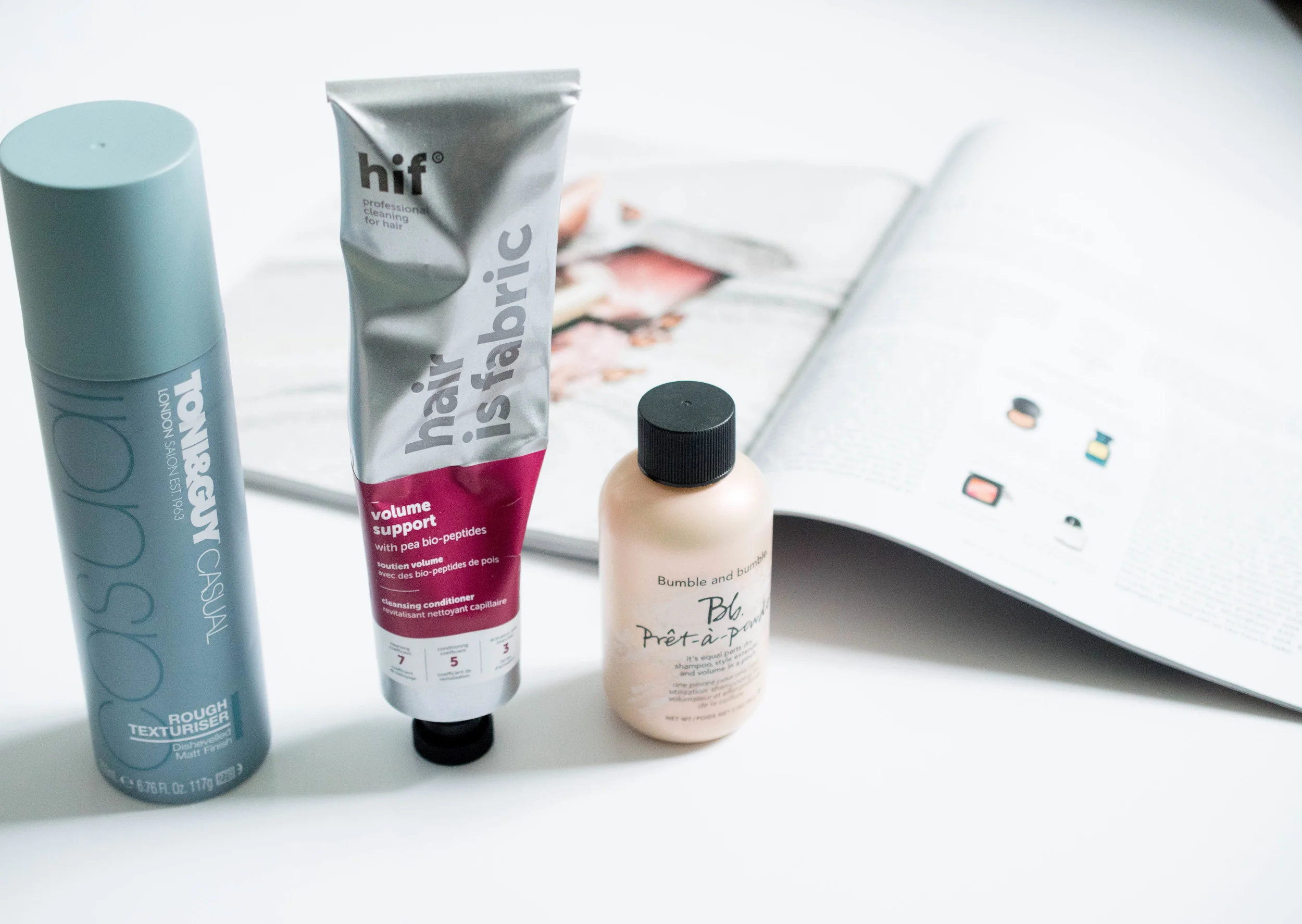 Minimal Hair Care for Volume + Texture