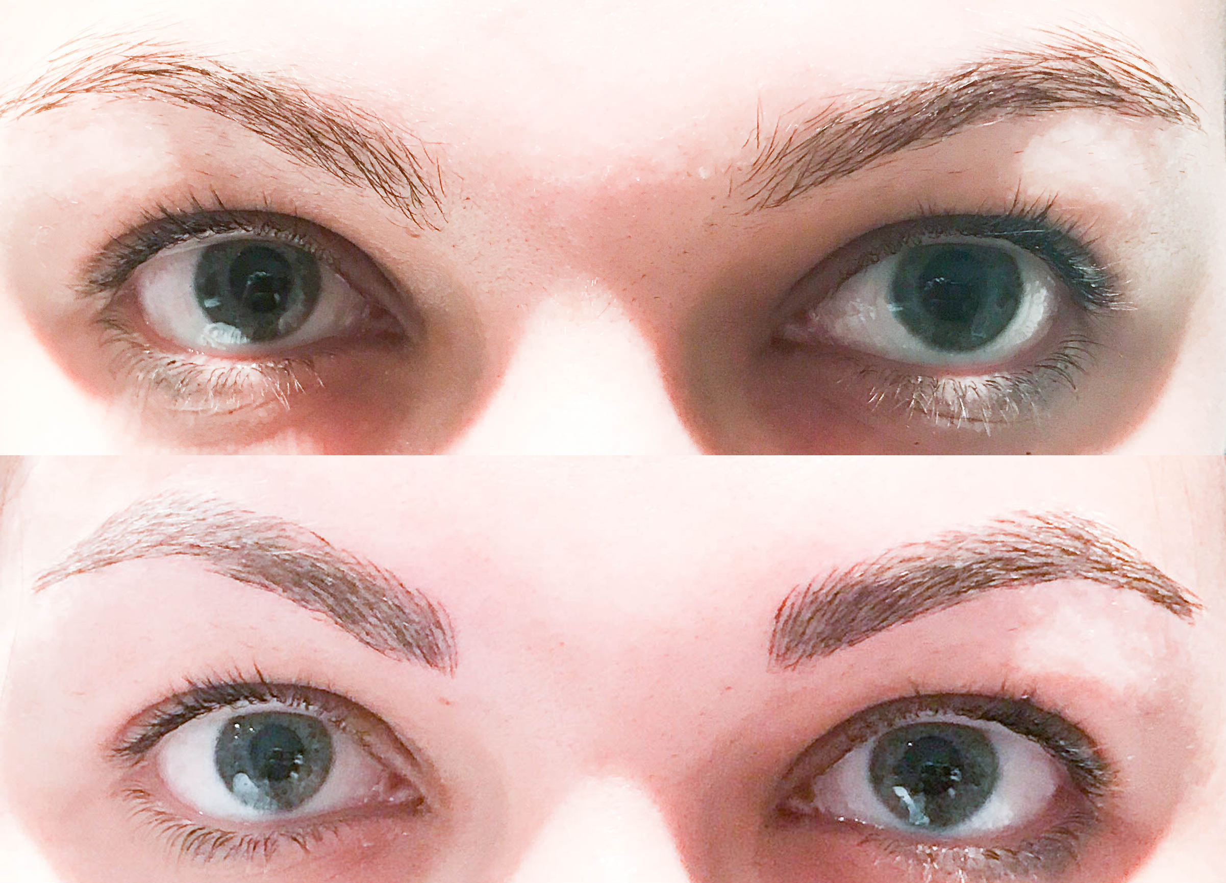 Before (top) & After (directly after)