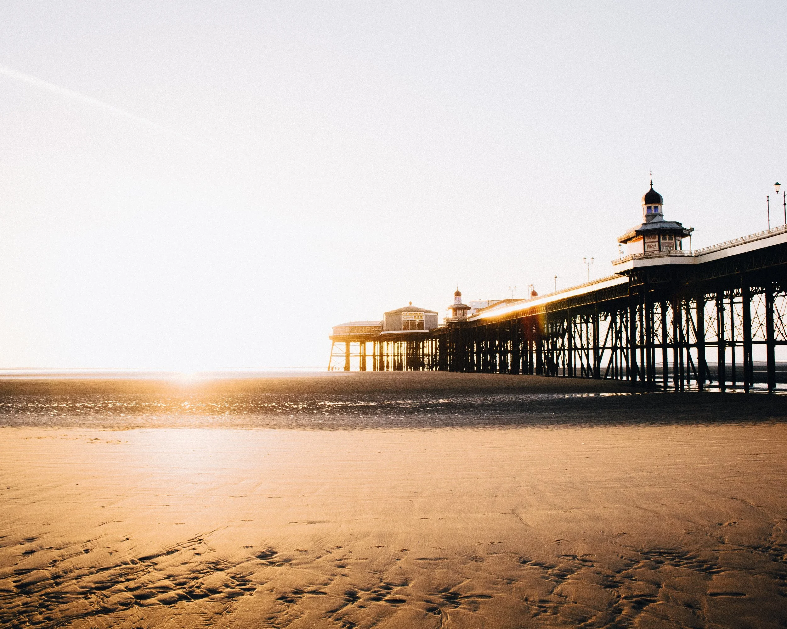 Blackpool beach