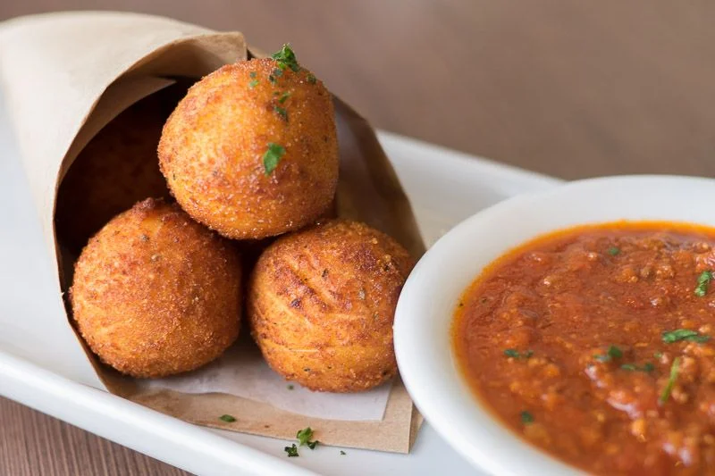 Fried risotto balls