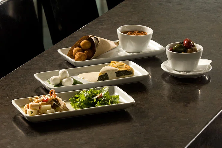 Snacks at the bar