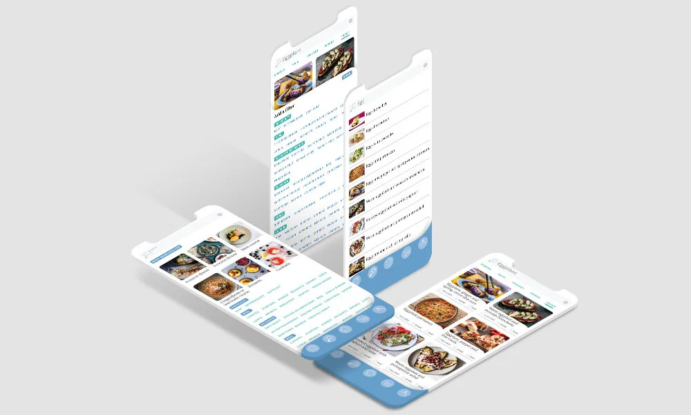  Screens that show how to search and filter within the app 