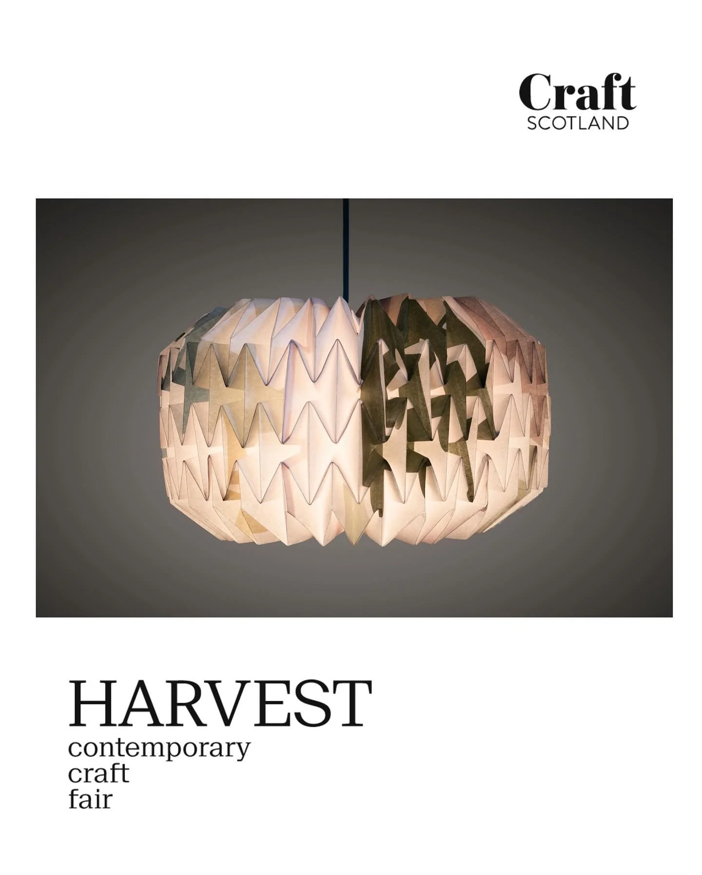 Just a few days to go until HARVEST: Contemporary Craft Fair opens at Edinburgh&rsquo;s City Art Centre (11 &ndash; 19 Oct 2025) 💫 Presented by @craftscotland and curated by @stacey___hunter the fair will immerse audiences in an outstanding collecti