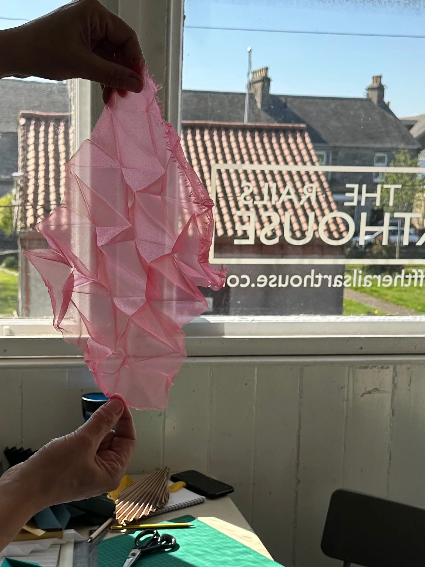 An Introduction to Fabric Pleating - Sun 20 Sept - Off the Rails Arthouse, Fife
