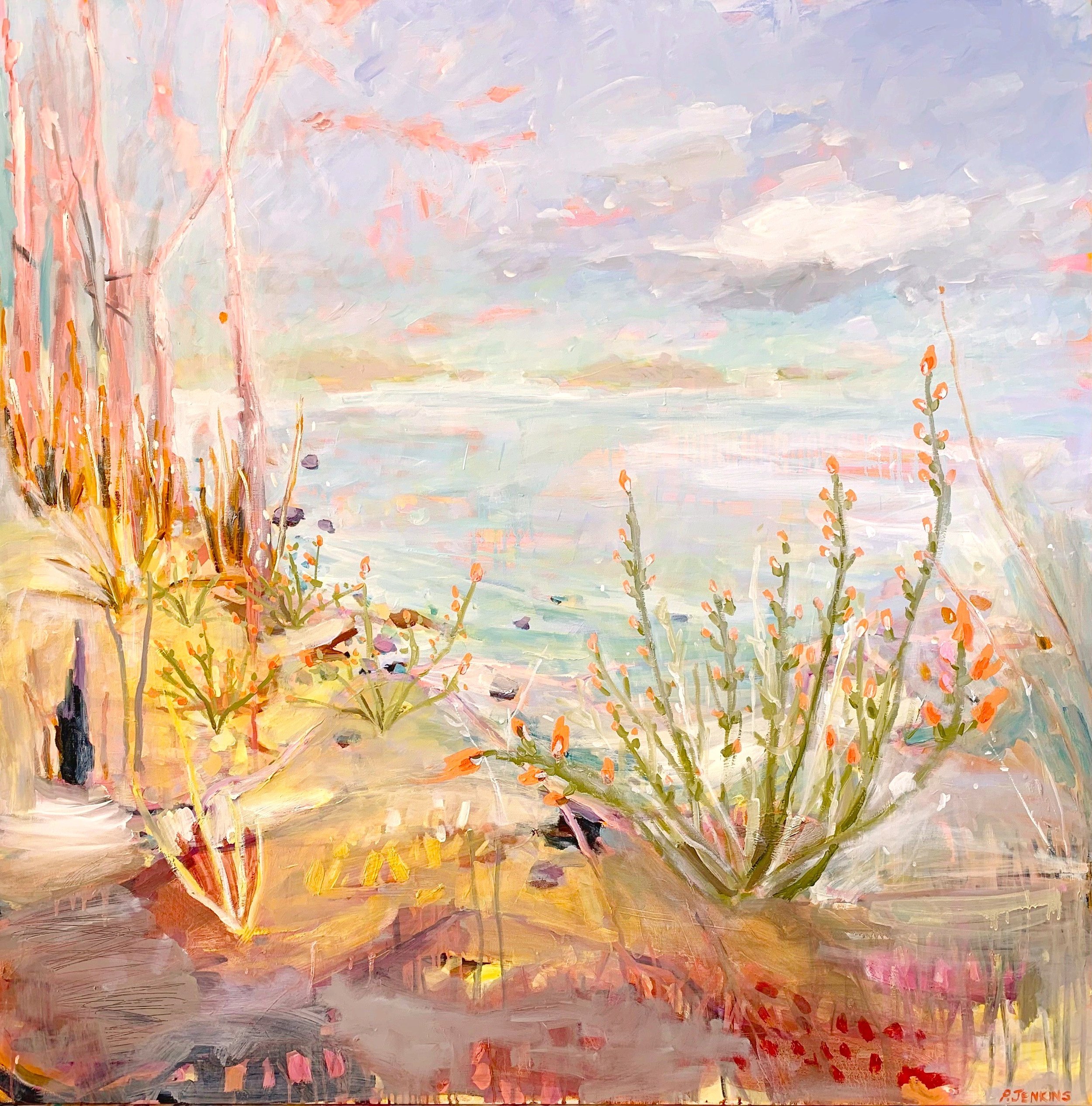 2. Shoreline, 122x122cm, Oil on canvas, $4900.jpg
