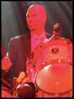 Randy Odell plays drums professionally with a variety of bands, jazz vocalists and singer/songwriters. He has backed headliners Klea Blackhurst, Sharon McNight, Denise Perrier, Jill Tracy and the legendary "Madame". As the drummer for Terese Genecco's show Drunk with Love, a Tribute to Frances Faye, Randy played Jazz at Lincoln Center in New York City, twice. In the summer of 2009, Randy was timpanist in an orchestra performing the opera "Hansel und Gretel", the primary event in Arosa, Switzerland's annual Musik Theater Festival. He is co-creator of The Cottontails, as well as the acclaimed jazz/funk/electronica band Diggsville. Randy also plays in The Ralph Carney Serious Jass Project, the rocksteady reggae band The Impalers, and The GG Amos Band, a West Coast Blues band with whom he toured Europe in March and April of 2011. With roots in symphonic percussion and jazz, he enjoys exploring a wide range of musical styles.