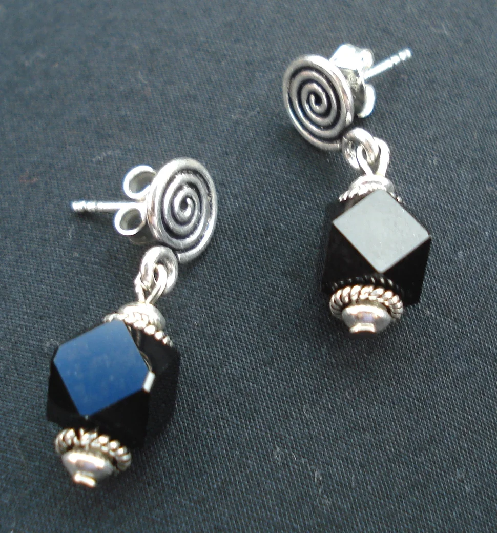Earrings Blk_Silver Post.JPG