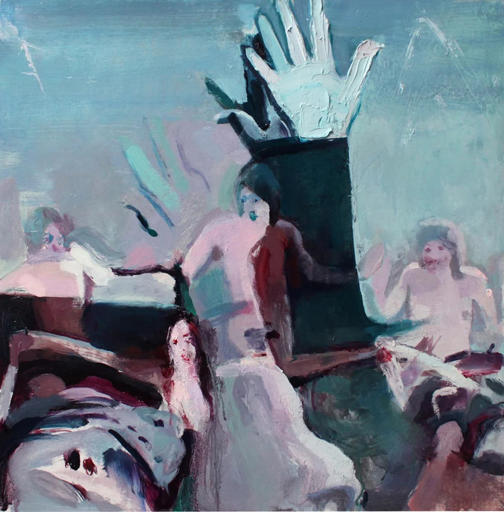 Holy , 2013, Oil on linen, 20 x 20 in