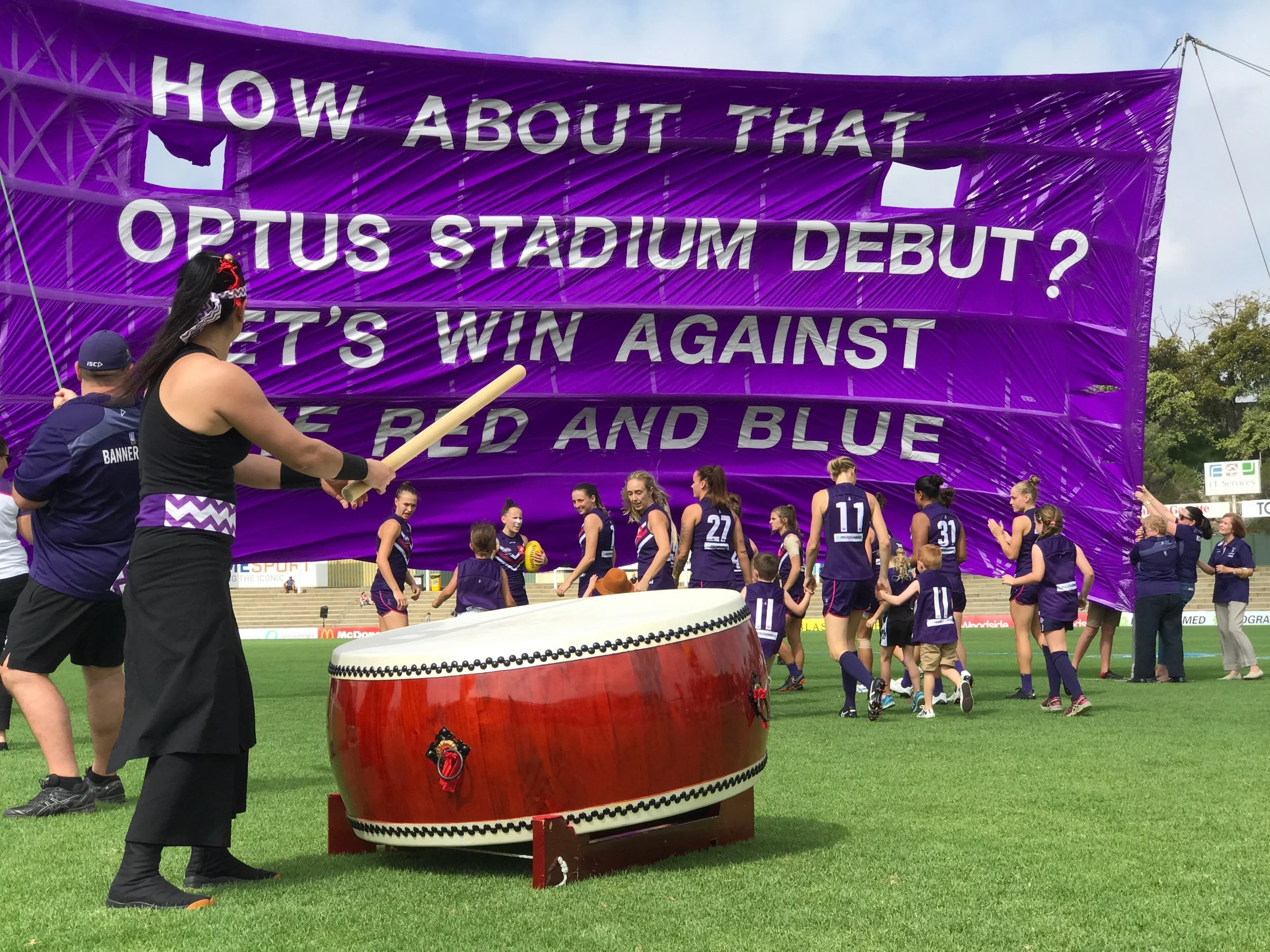 Fremantle AFLW Banner