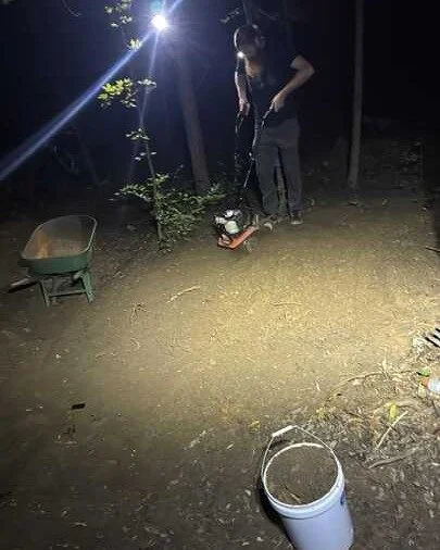 It's Digging Season! 
Be on the lookout for freshly moved dirt at Cane Ridge! Some of it may not be completely firm yet.

On Phase one, work is being done on a downhill section to improve drainage and repair/upgrade a rutted out S shaped berm (locati