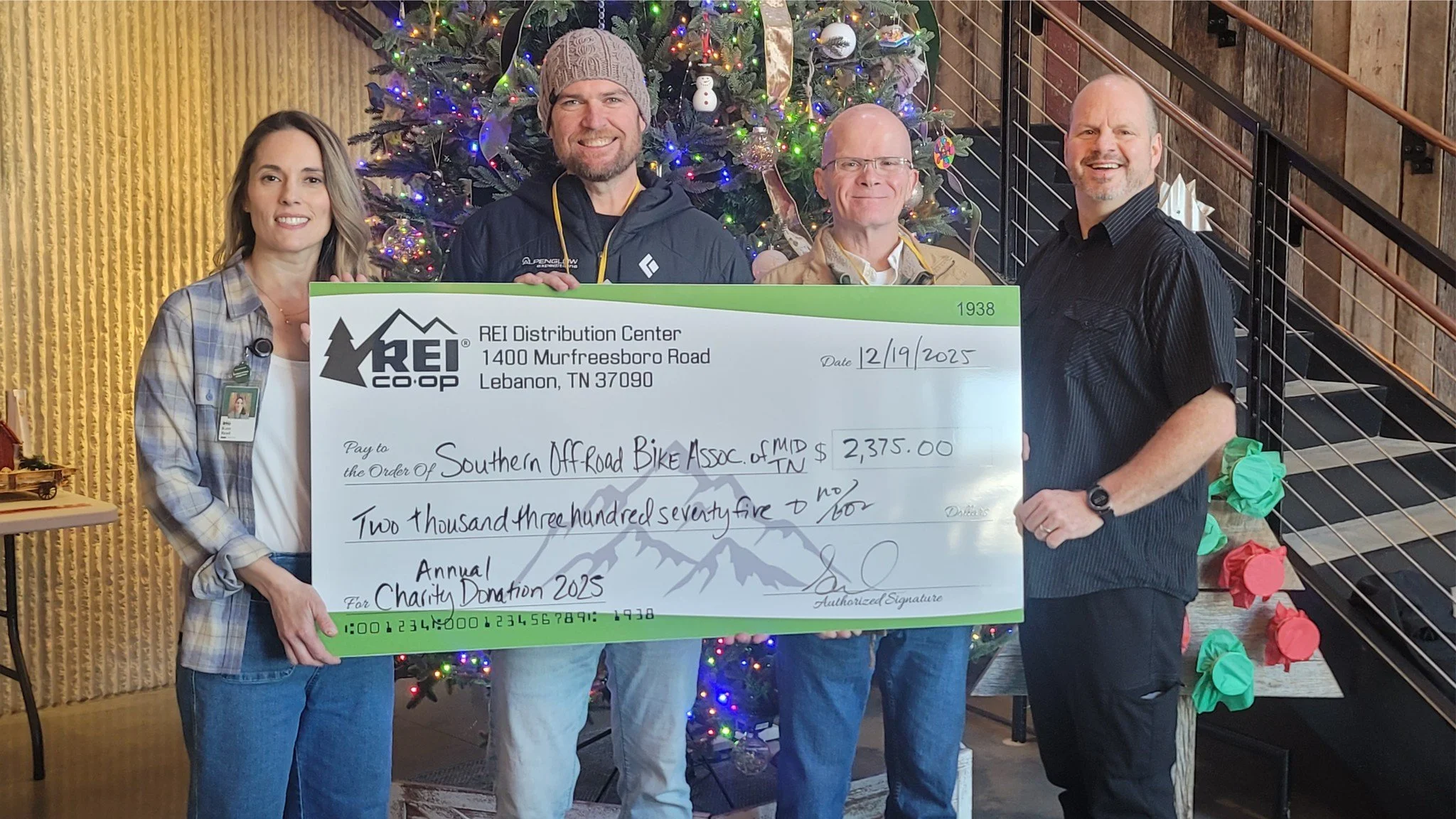 How awesome is this!! Huge thanks to @rei  and all the DC4 employees who made this happen!  This truly is a meaningful donation into the local trail community.  Your SORBA leadership team was invited out this morning to check out the facilities and r