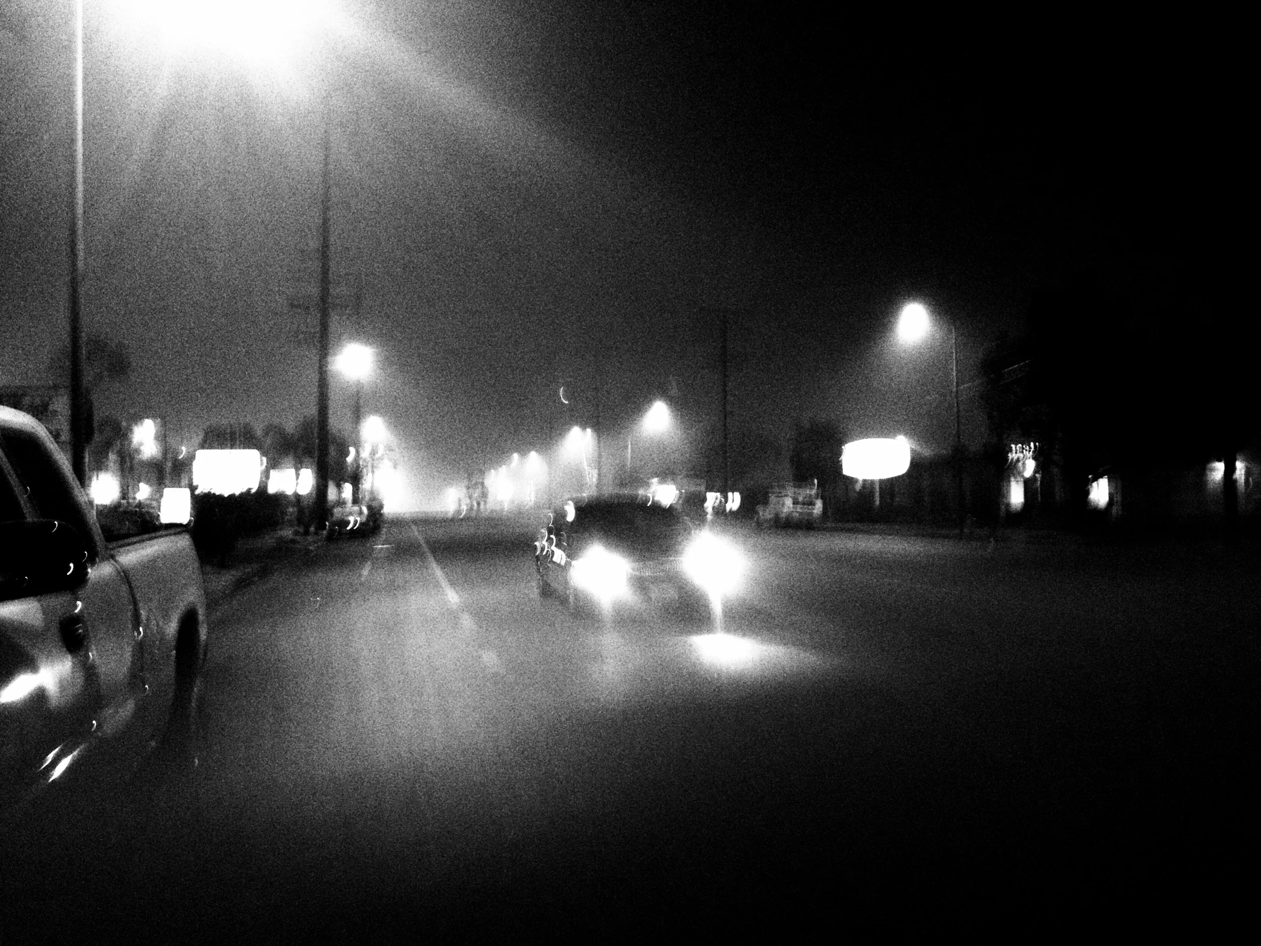 Street fog at 2am