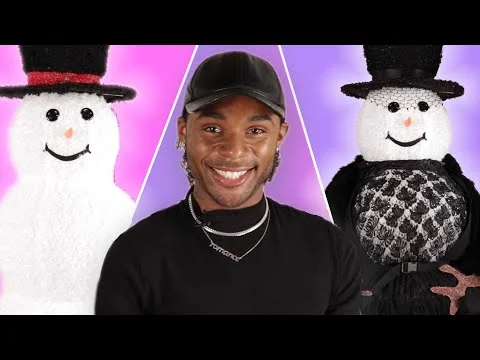 Celebrity Stylists Try Styling a Snowman