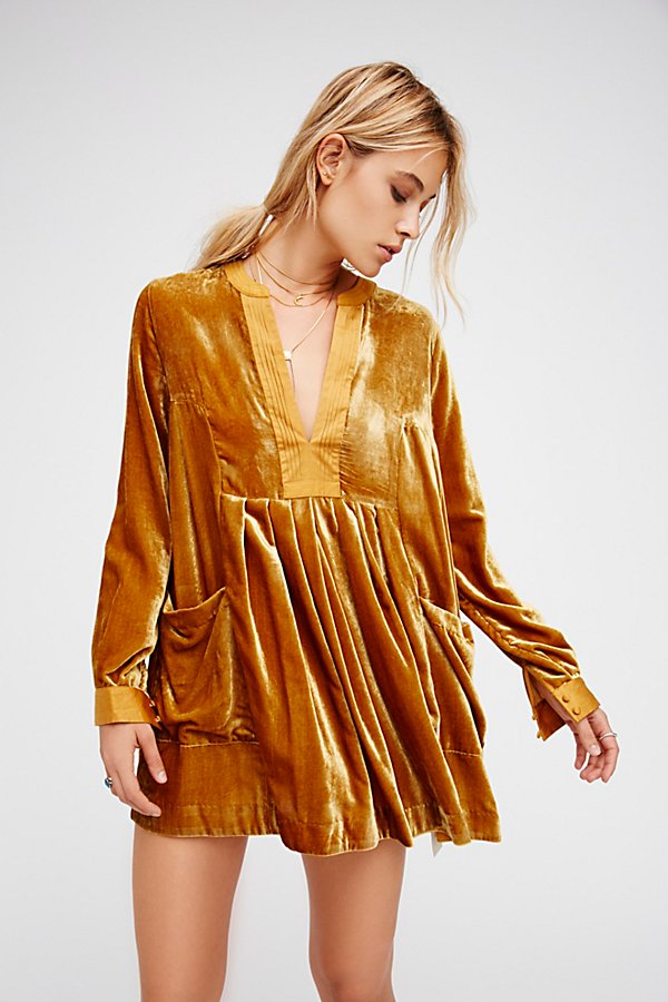 Free People Choose Me Velvet Mini