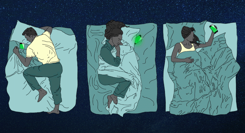 Sleeping with our phones