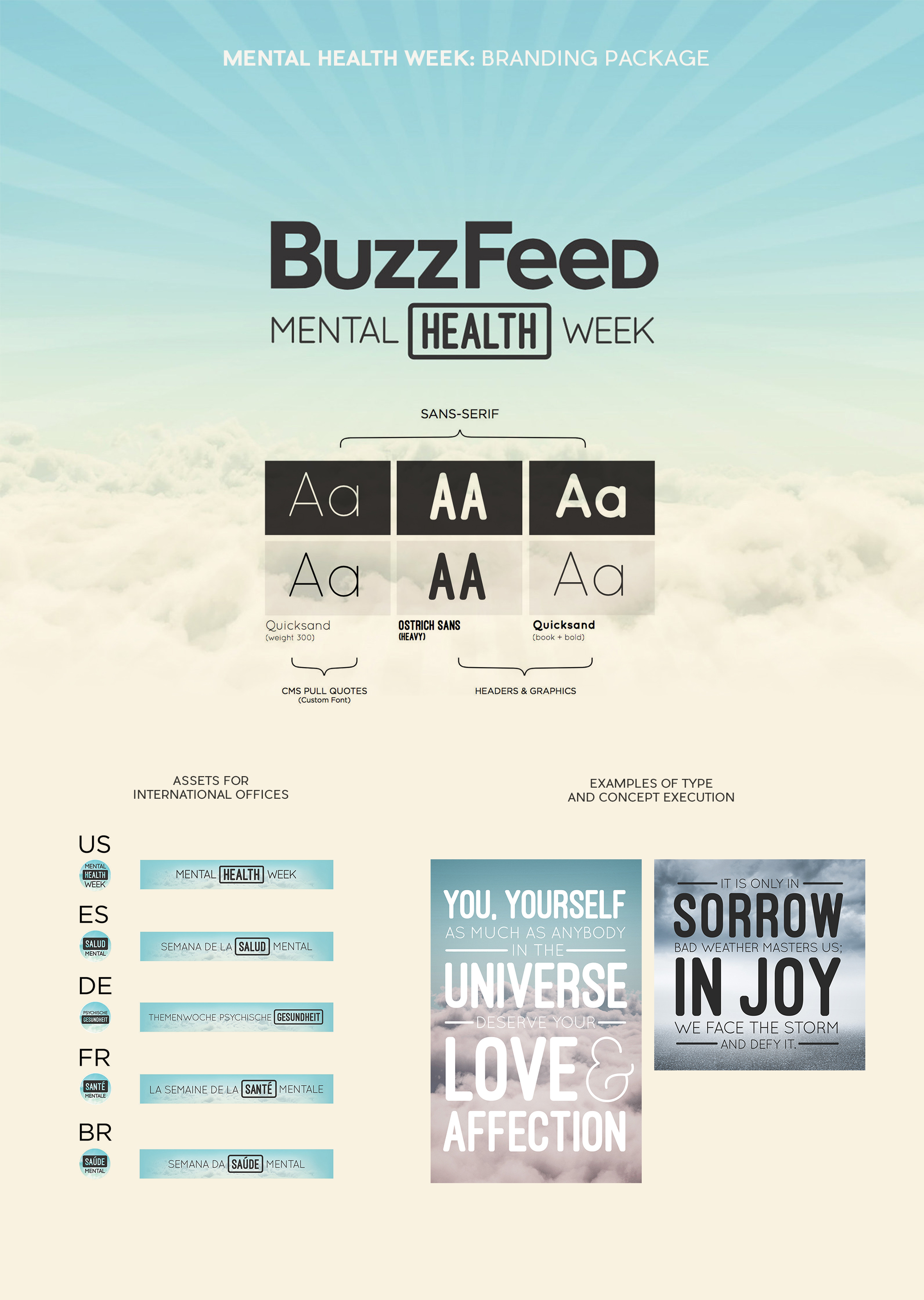 Mental Health Week Branding Package