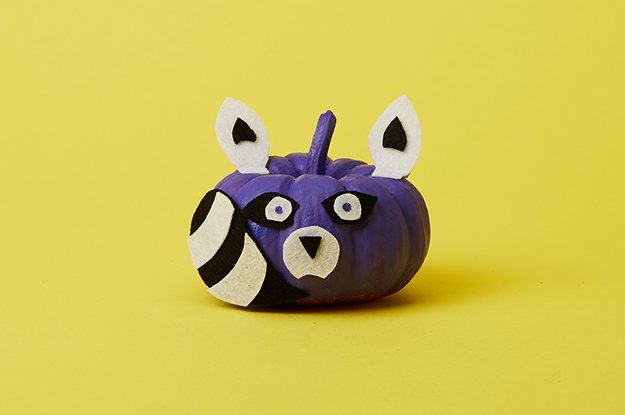 DIY Raccoon Pumpkin Animal