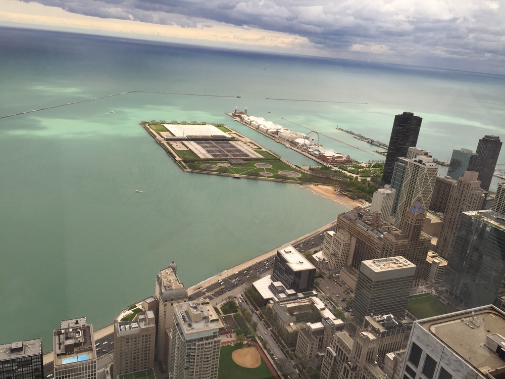 Navy Pier view from Hancock