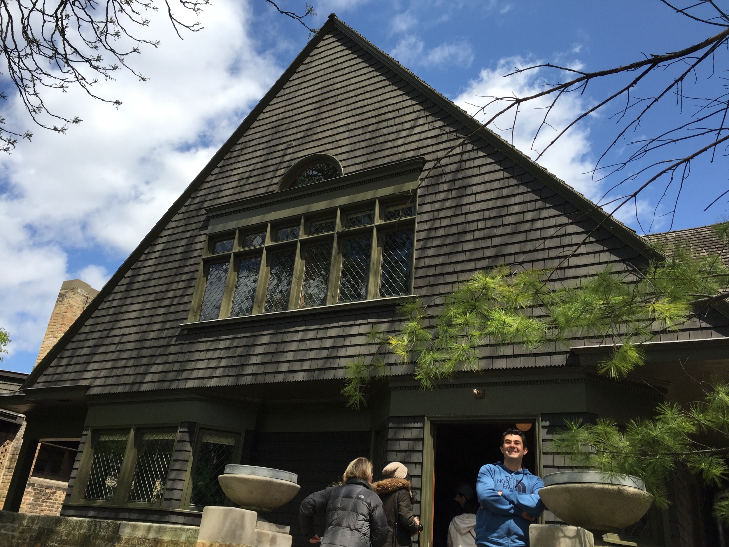 Frank Lloyd Wright's first house he designed himself