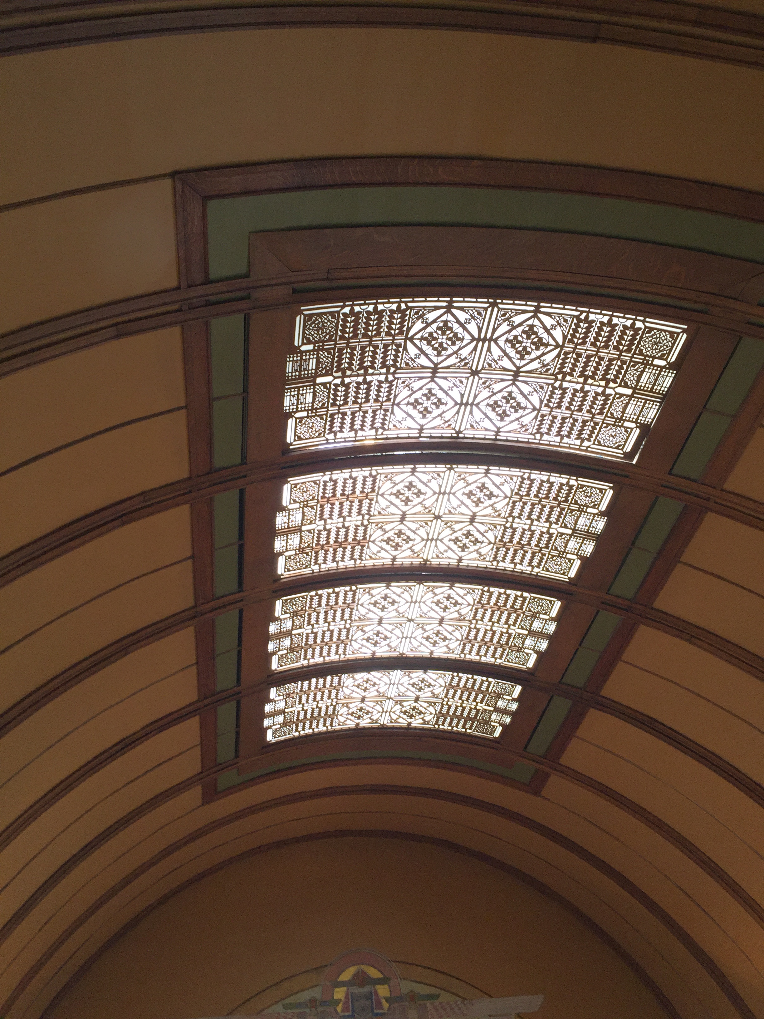 Wright's playroom ceiling