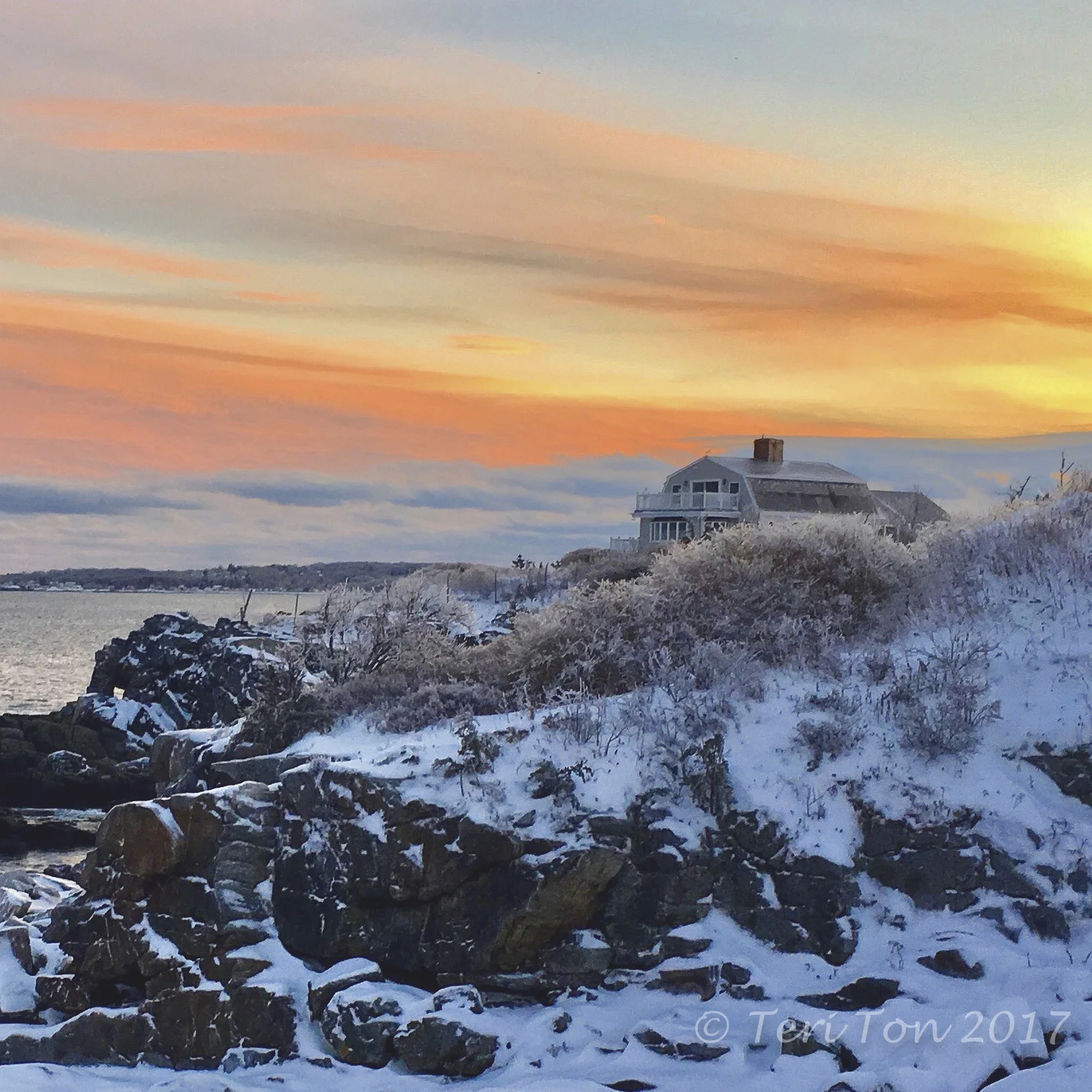 Sunset on Cape Elizabeth, ME