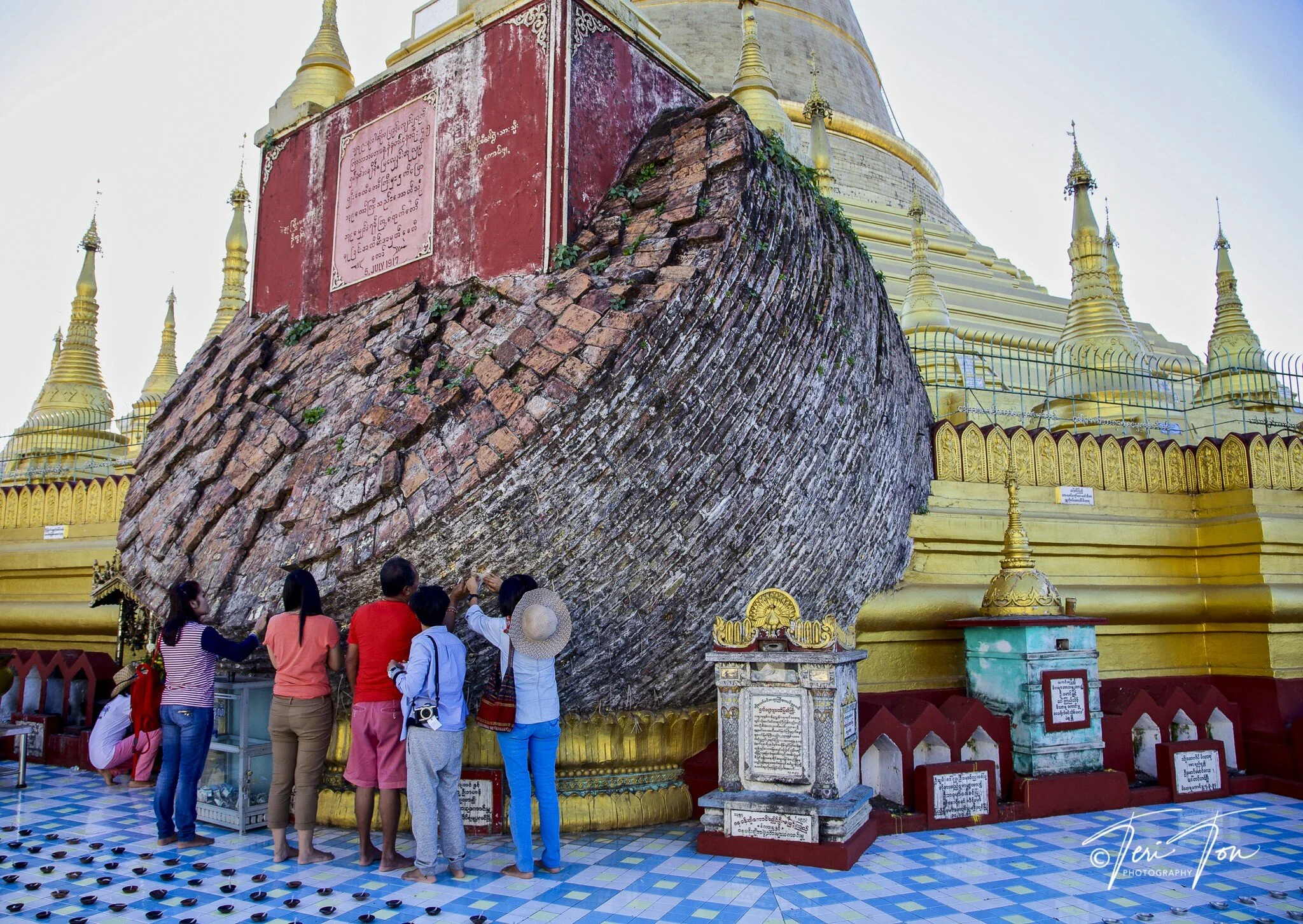 Fallen Stupa in Bago
