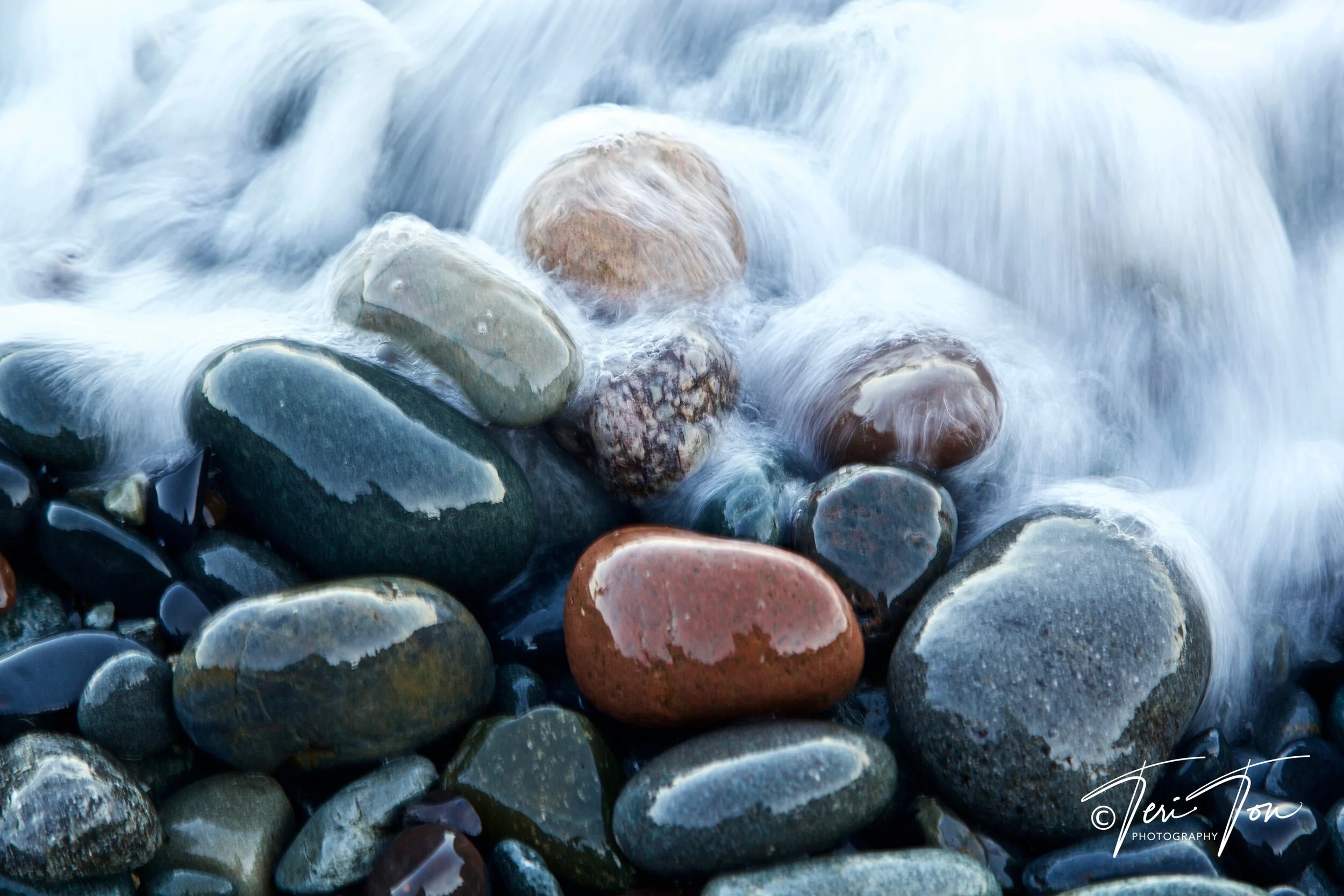 Polished Rocks in Lubec, Maine