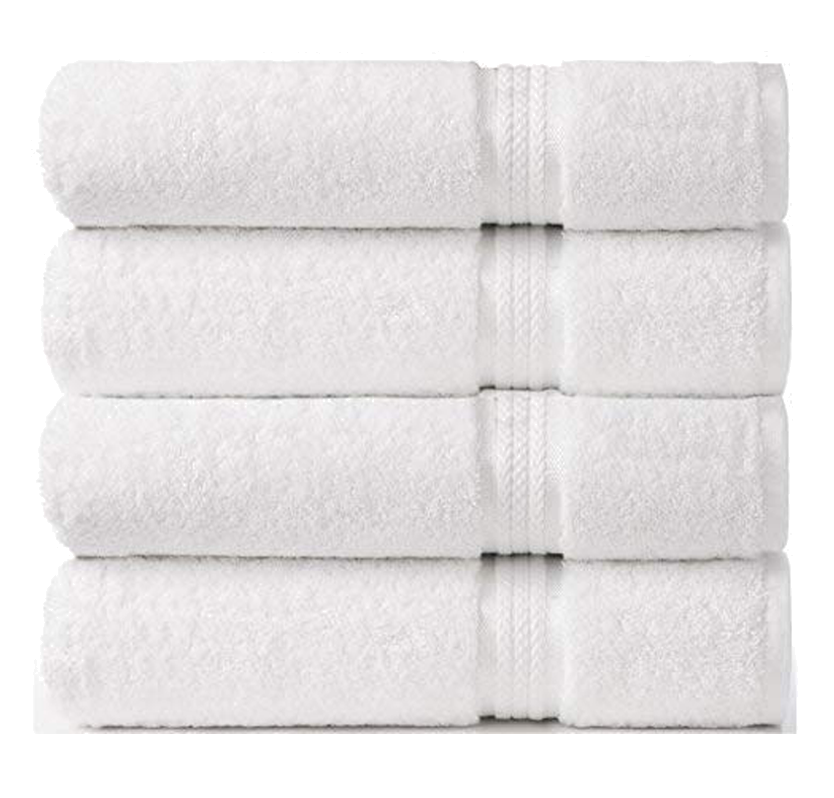 Cotton Craft - 4 Pack - Ultra Soft Oversized Extra Large Bath Towels 30x54 Linen