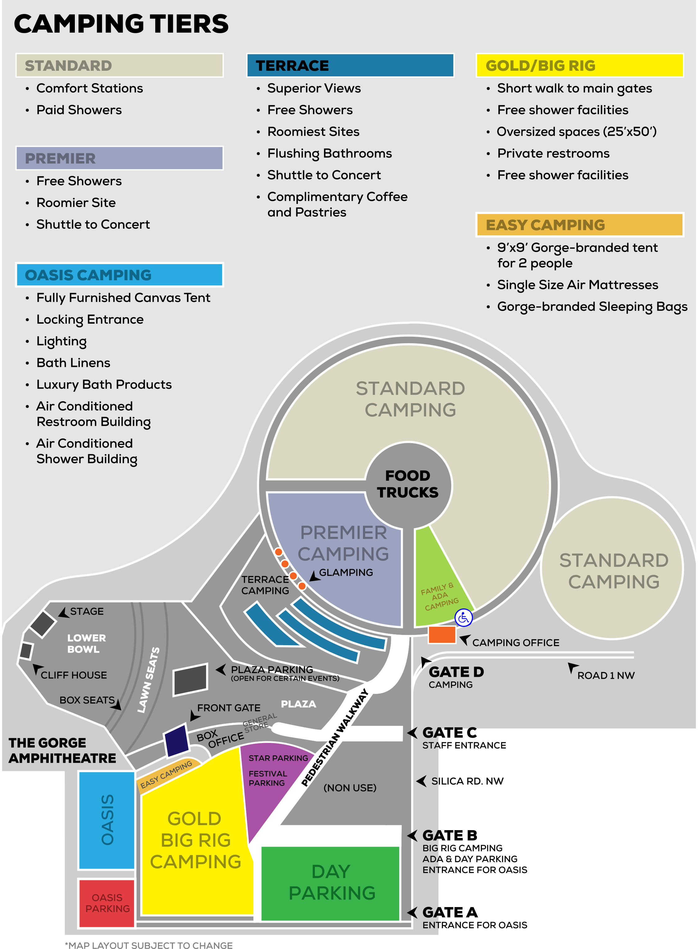 Gorge At George Seating Chart