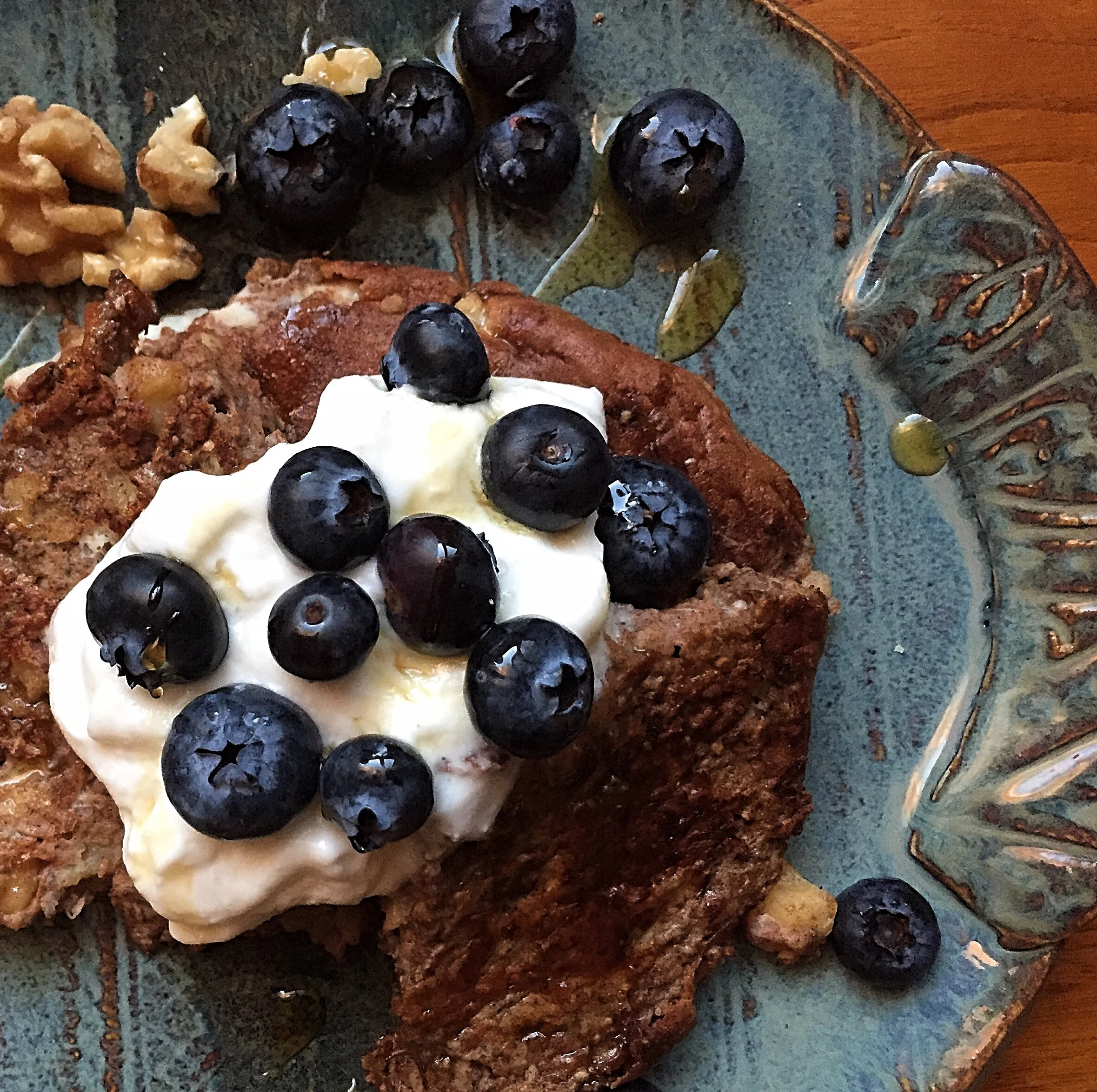 Banana Walnut Pancakes