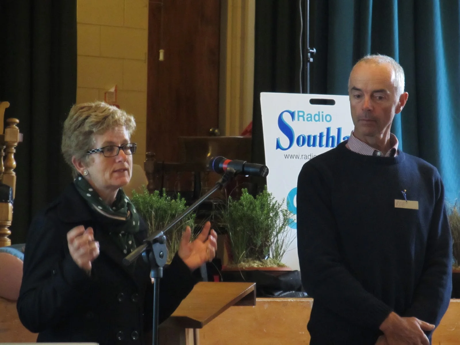 Sally and Rob McCreath sharing their knowledge in New Zealand. 