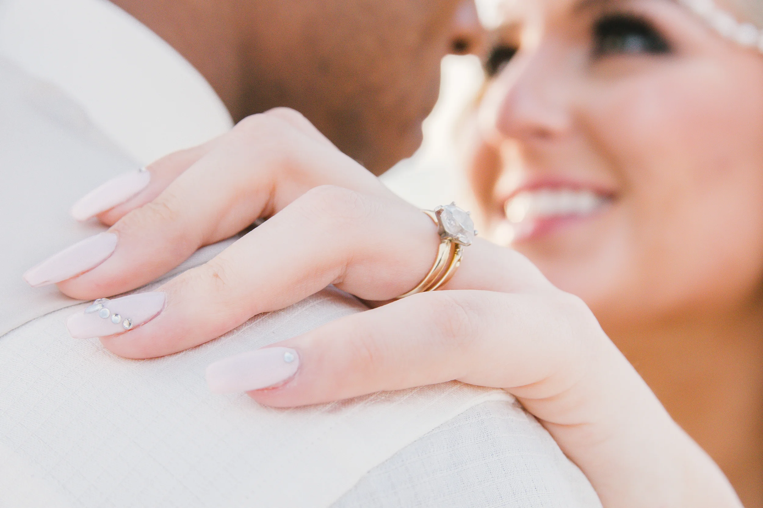 Ivory Vintage Beach Wedding