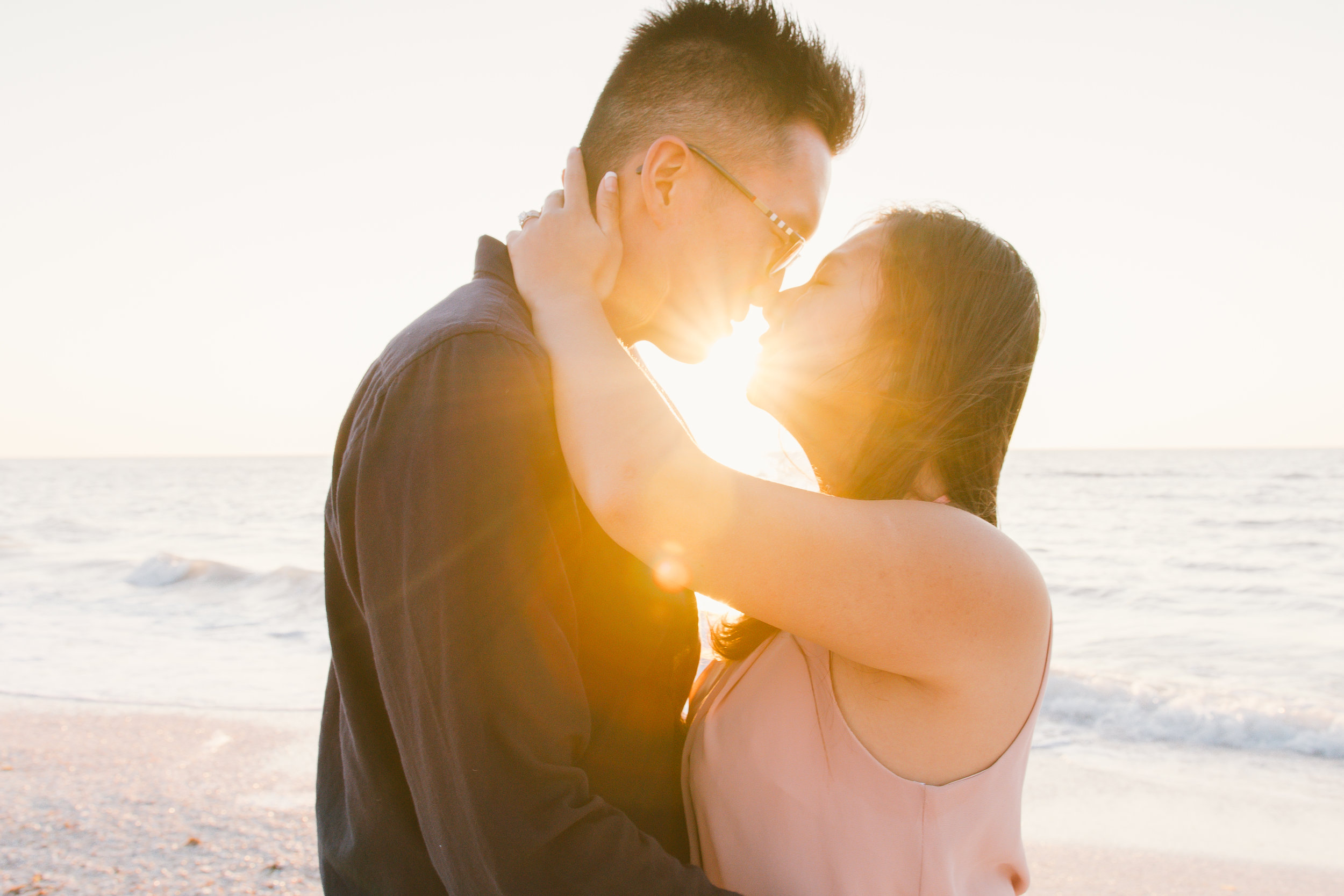 Beach engagement session, Tampa engagement, Clearwater engagement session. St.Pete engagement