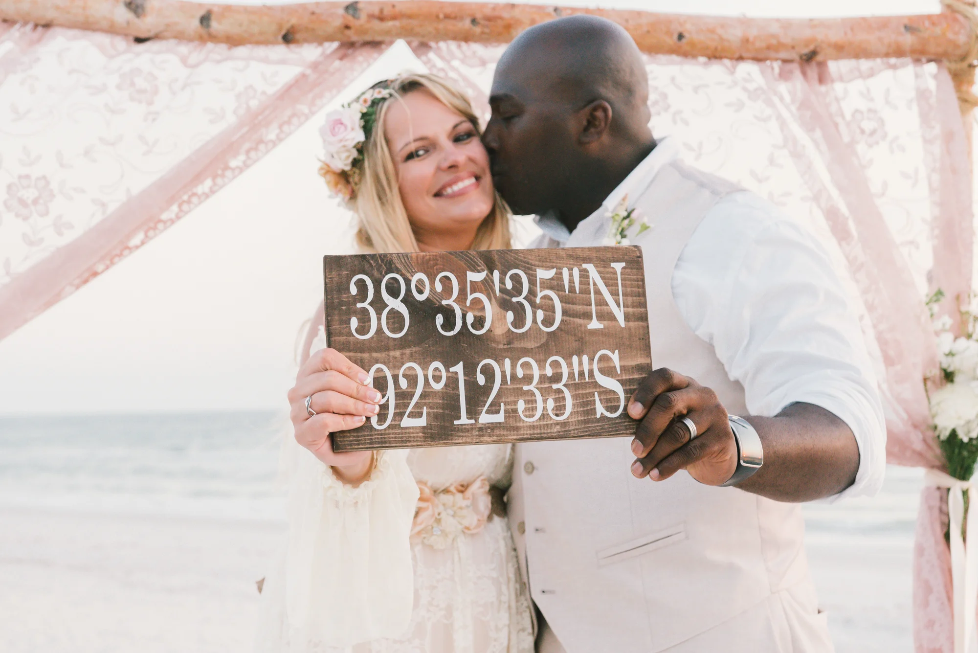 St Petersburg Coastal Vintage Beach Vow Renewal Candie