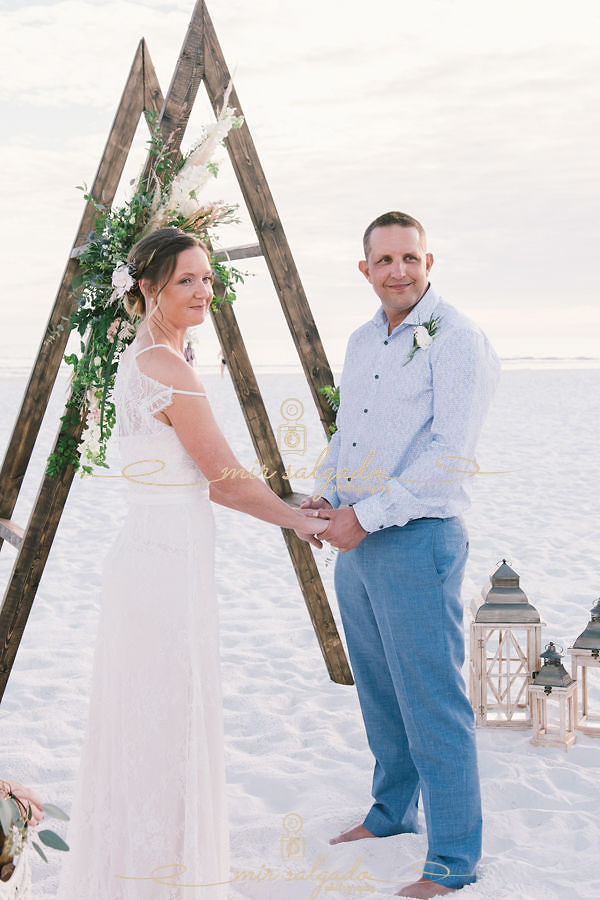 Siesta Key, Sarasota, Florida Beach Boho Wedding | Carrie & Mike