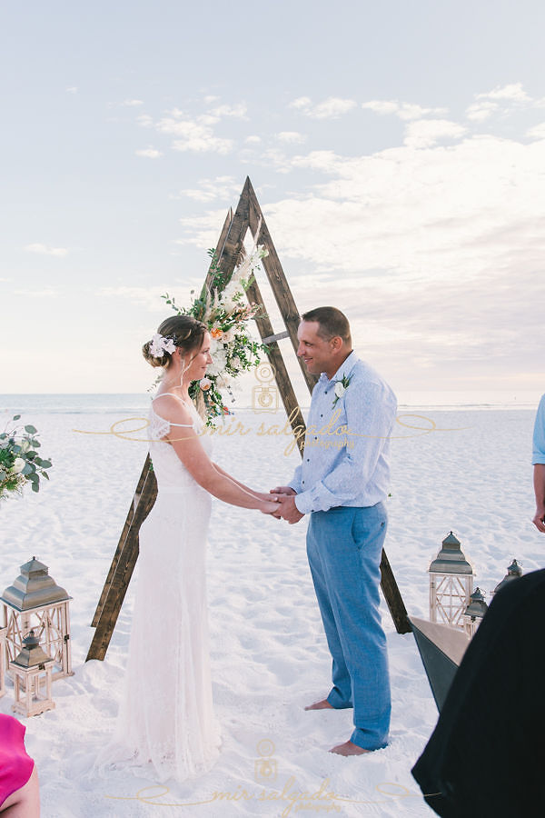  Siesta Key, Sarasota, Florida Beach Boho Wedding | Carrie &amp; Mike