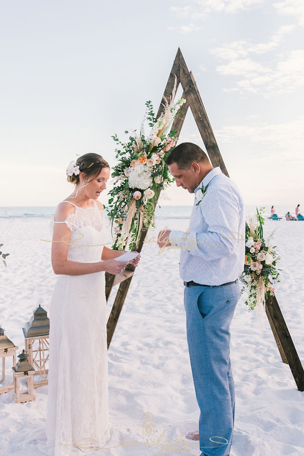  Siesta Key, Sarasota, Florida Beach Boho Wedding | Carrie &amp; Mike