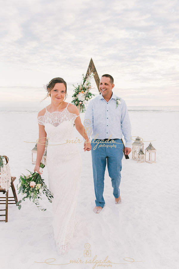  Siesta Key, Sarasota, Florida Beach Boho Wedding | Carrie &amp; Mike