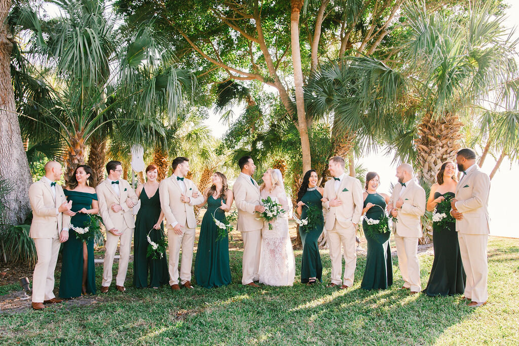 Elegant-wedding-in-Sarasota, Powel-Crosley-Estate-wedding, Romantic garden wedding