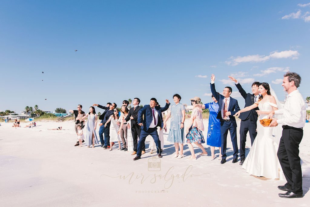 Destination-wedding, Pass-a-grill-beach-wedding, beach-wedding, asian-beach-ceremony, wedding-photographer