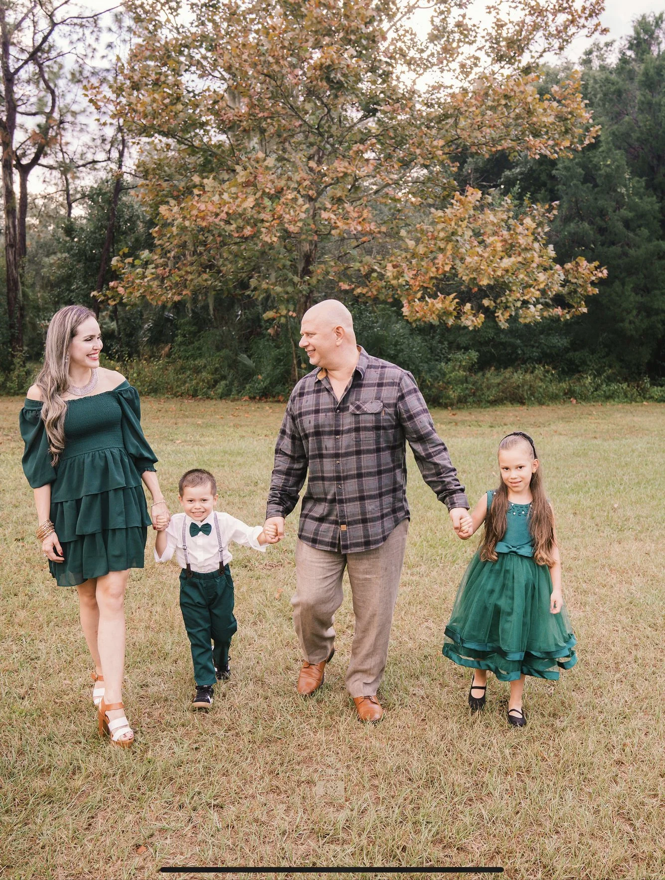 Philippe Park Safety Harbor Family session, Christmas mini session